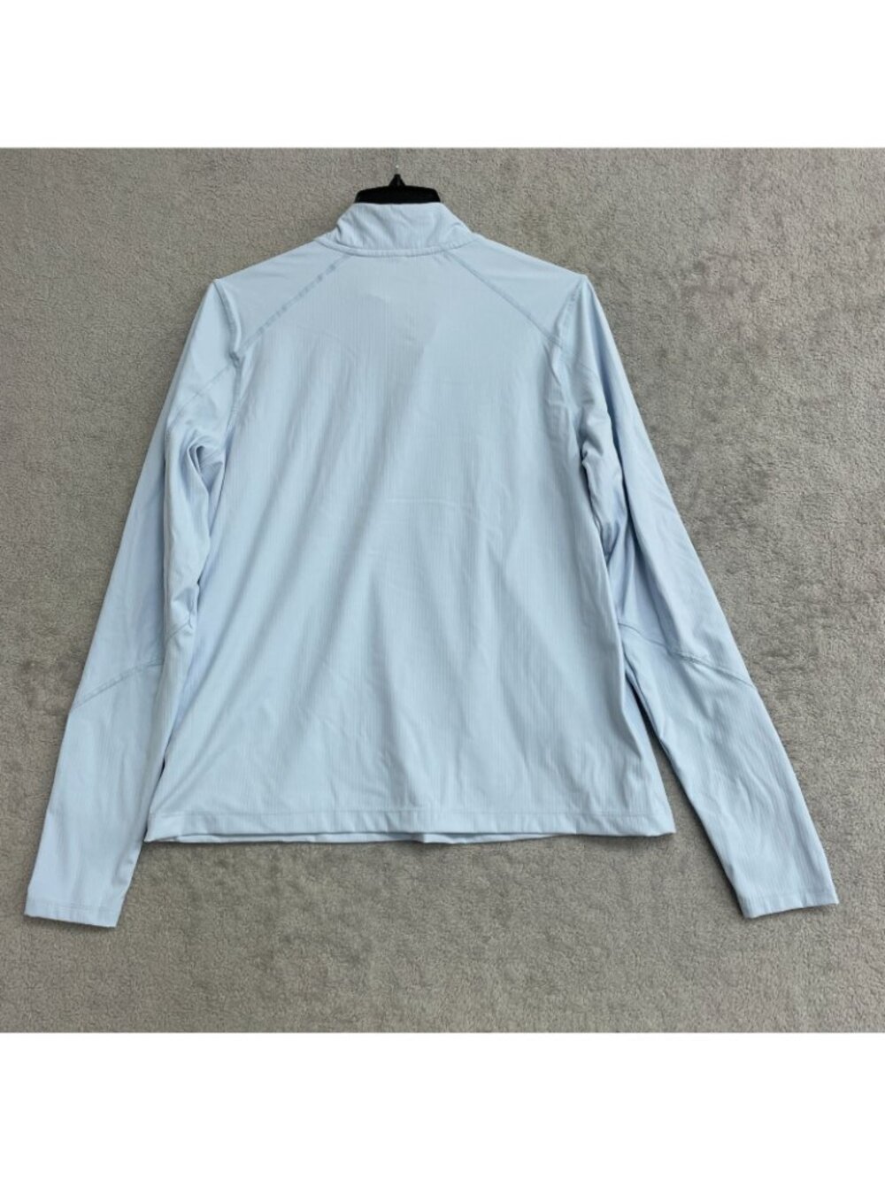 Mondetta Women's L Light Blue Quarter-Zip Long-Sleeve Athletic Top a2390 - Picture 5 of 12